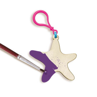  SES Creative - Diamond painting - 14702 - Houten sleutelhangers - zelf sleutelhangers maken