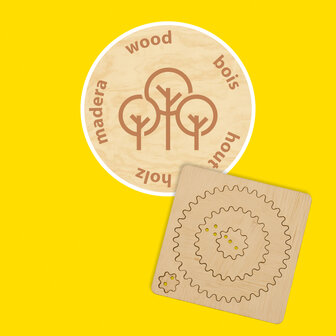  SES Creative - 14788 - Houten Spiraalontwerper - Creatieve Tekenset voor Kinderen vanaf 5 Jaar