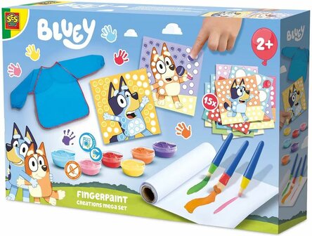 SES Creative - 14092 &ndash; Bluey &ndash; Vingerverf Creaties Mega set