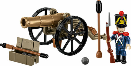 COBI 20093 Artilleryman &amp; Cannon Napoleon War