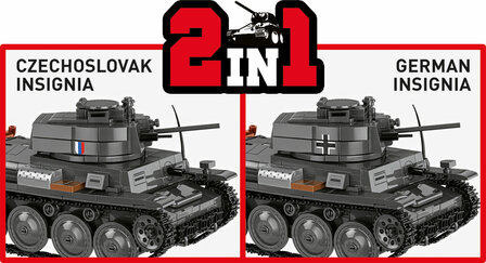 COBI 2666 Panzer 38(T)/(CKD) LT VZ