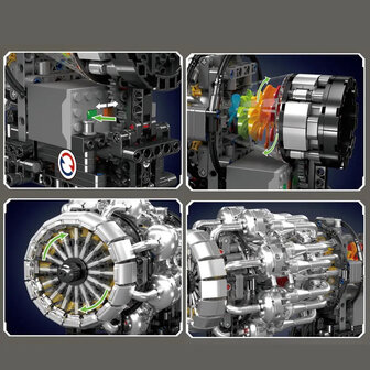 Mould King 10216 Turbojet Engine