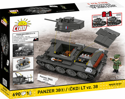 COBI 2666 Panzer 38(T)/(CKD) LT VZ