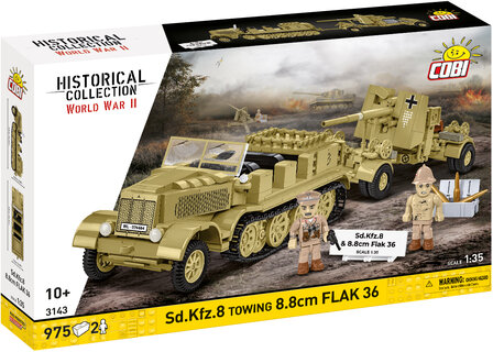 COBI 3143 Sd.Kfz 8.8cm FLAK 36