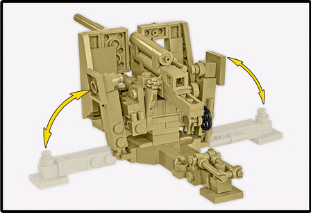 COBI 3143 Sd.Kfz 8.8cm FLAK 36