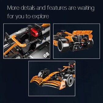 Mould King 13208 MCL F1 Racecar