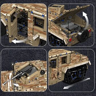 Mould King 20047 Humvee Tracked