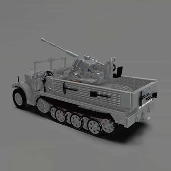 Mould King 20048 Sd.Kfz.7 met  3.7cm Flak