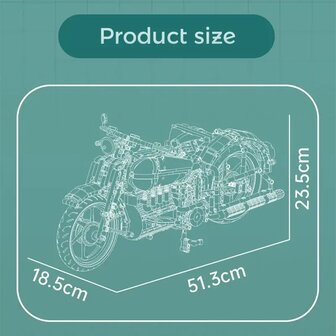 Mould king 23004 American Cruiser Bike