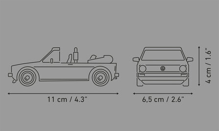 COBI 24660 VW GOLF Cabrio