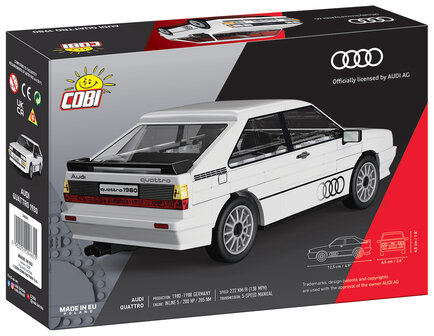 COBI 24665 Audi Quattro White