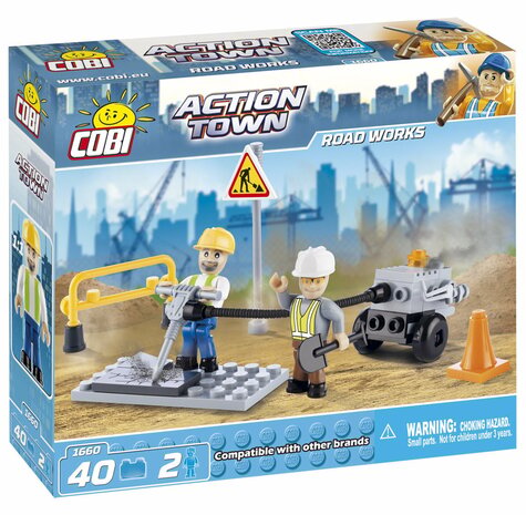COBI - Action Town 1660 - Wegwerkzaamheden