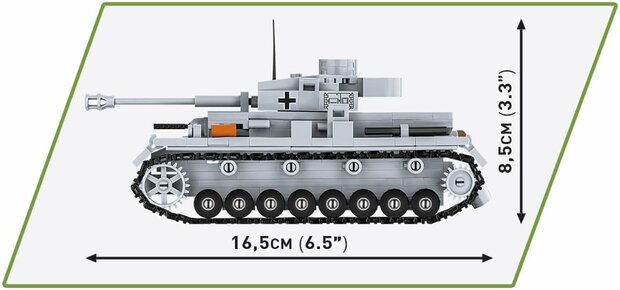 Cobi WW2 2714 - Panzer IV Ausf G