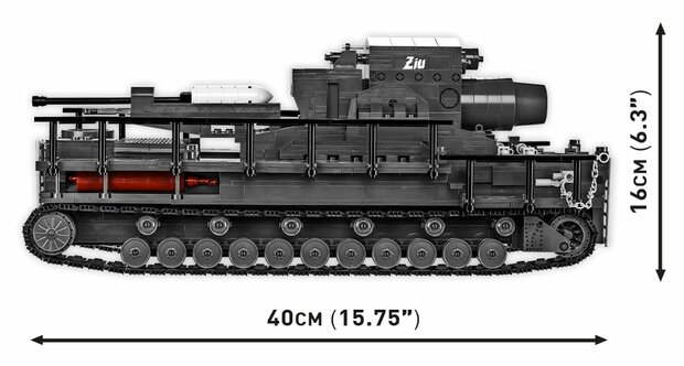 COBI WW2 2560 60cm Karl-Gerat 040 ZIU