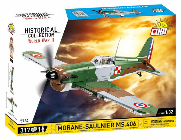 Cobi WW2 5724 - Morane Saulnier MS.406