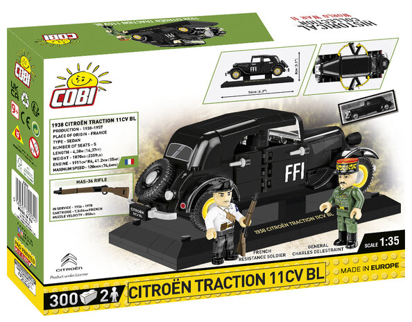 COBI  WW2 2265 - Citroën Traction 11CV BL