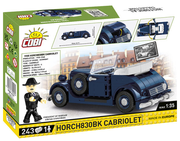 COBI  WW2 2262 - Horch 830BK BK Cabriolet