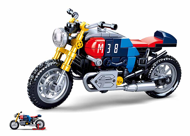 Sluban Café Racer Motor
