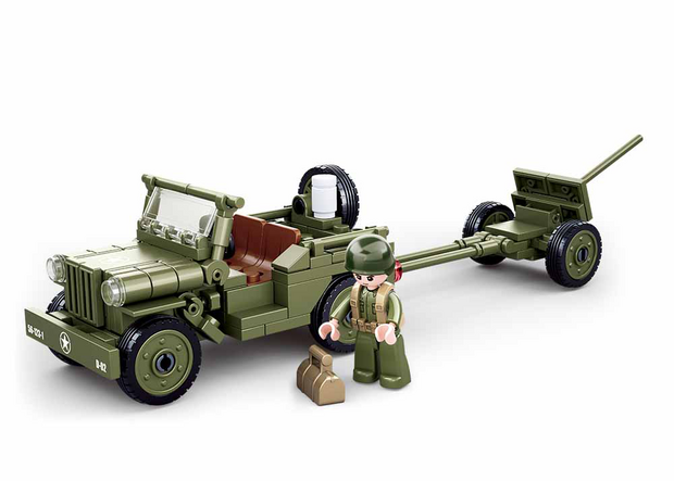 Sluban Iconische geallieerde Jeep