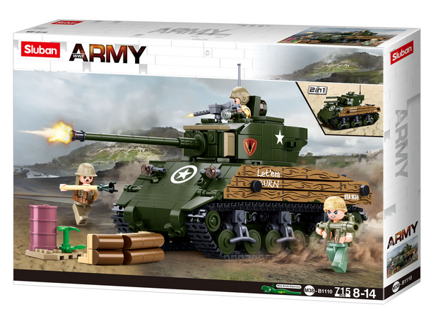 Sluban M4A3 (76W) tank