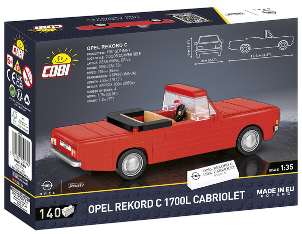 COBI 24599 Opel 1700L Cabriolet