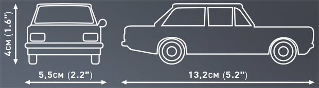 COBI 24597 Opel Rekord C