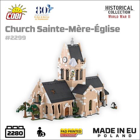 COBI 2299 Sainte-Mère-Église kerk