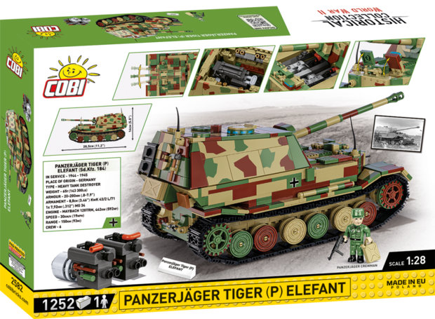 COBI 2582 Panzerjager Tiger Elefant