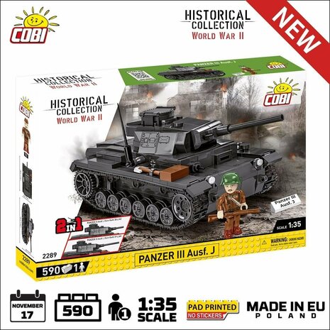 COBI 2289 Panzer III Ausf.J