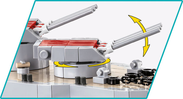 COBI 4843 Battleship  USS Arizona