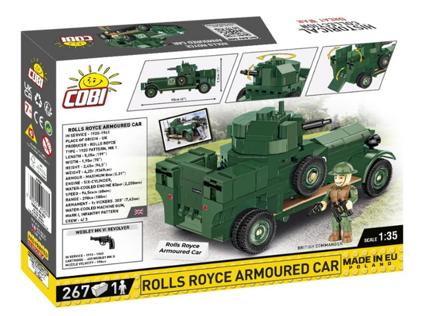 COBI WW1 2988 Rolls Royce Armored Car