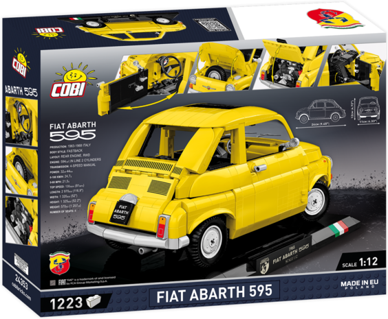 COBI 24353 Fiat 500 Abarth 1965 Exe