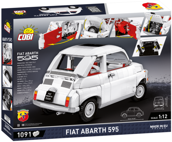 COBI 24354 Fiat 500 Abarth 1965
