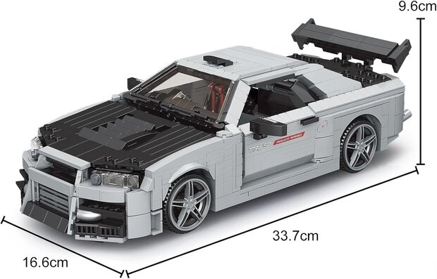Mould King 10113 Skyline GTR R34