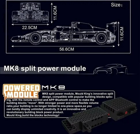 Mould King 13171 F1 AMG