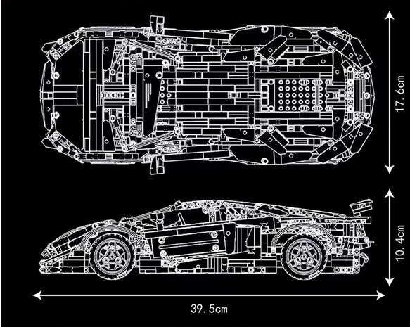 Mould King Aventador Sportwagen