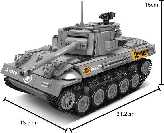 Mould King 20032 Hell Cat Tank Destroyer