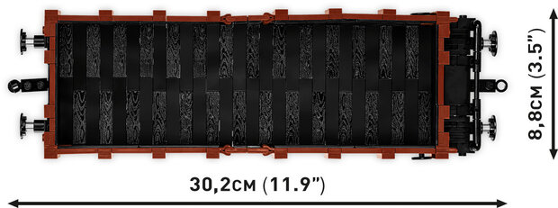 COBI 6285 Goederenwagon TYO Ommr 32 "Linz"