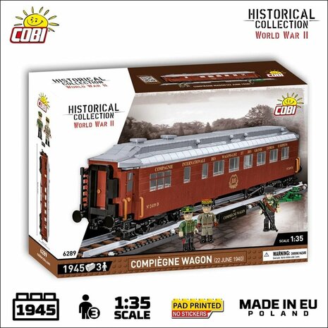 COBI 6289 Compiegne Wagon 1940