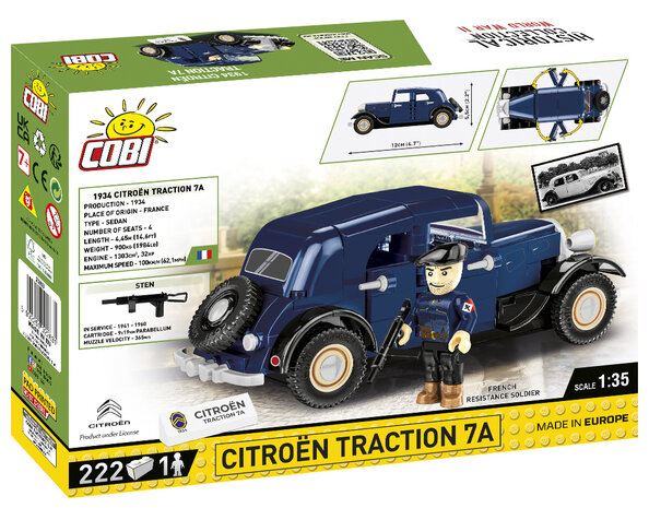 COBI  WW2 2263 - Citroën Traction 7A
