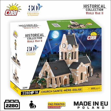 COBI 2299 Sainte-Mère-Église church
