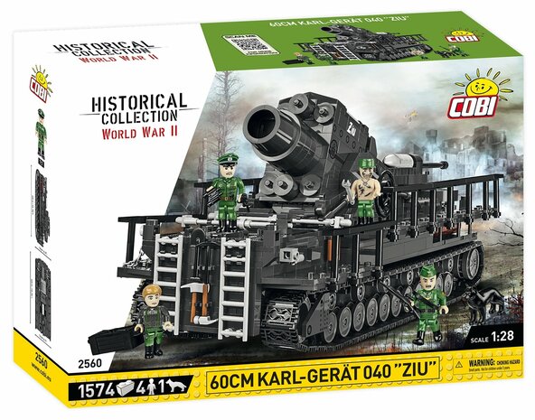 COBI WW2 2560 60cm Karl-Gerat 040 ZIU
