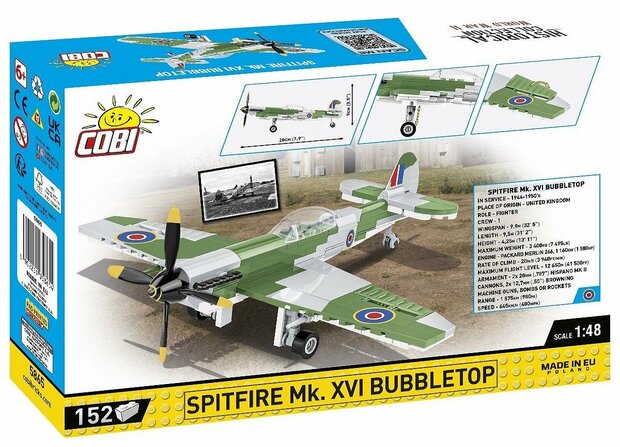 COBI 5865 Spitfire MK.XVI Bubbletop