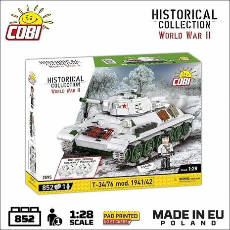 COBI 2595 T-34/76 model 1941/1942