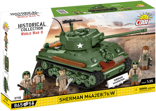 COBI 3118 Sherman M4A2E8 (76)W