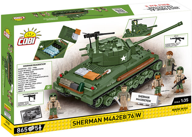 COBI 3118 Sherman M4A2E8 (76)W