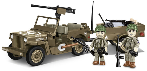 COBI 3132 WILLYS MB & Trailer