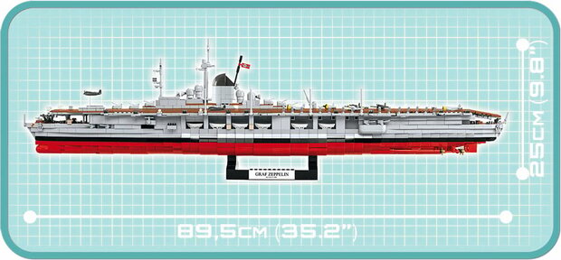 COBI 4826 Aircraftcarier Graf Zeppelin