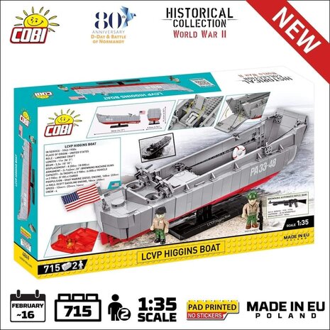 COBI 4849 LCVP- Higgins Boat
