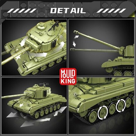 Mould King M26 Pershing Tank